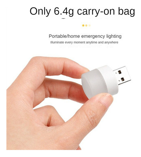 Luz Nocturna Usb De Protección Ocular Para Lectura De Libros