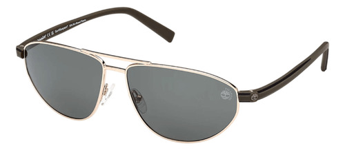 Timberland, Lentes De Sol, Rectangular, Uni, 9324 Gold/green