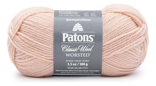 Patons Classic Lana Yarn, Peach Blush