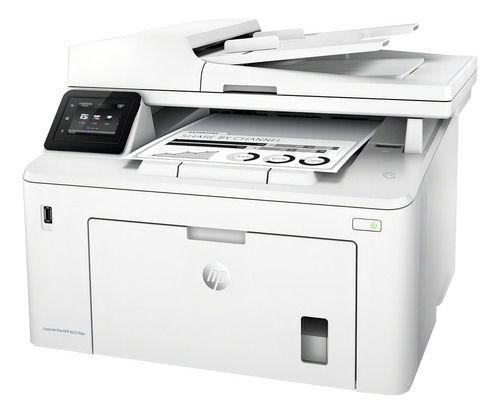 Impresora Multifunción Monocromática Hp Laserjet Pro M227fdw Con Wifi 127v Blanco
