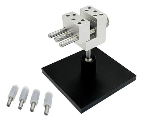 Mini Torno De Em Miniatura, 4 Haste De Fixação E Base