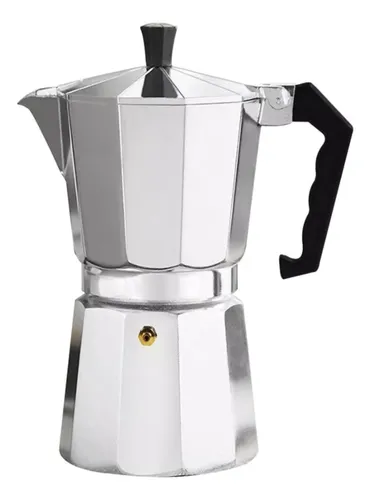 Cafetera Expresso Italiana Aluminio 12 Tazas Color Plateado