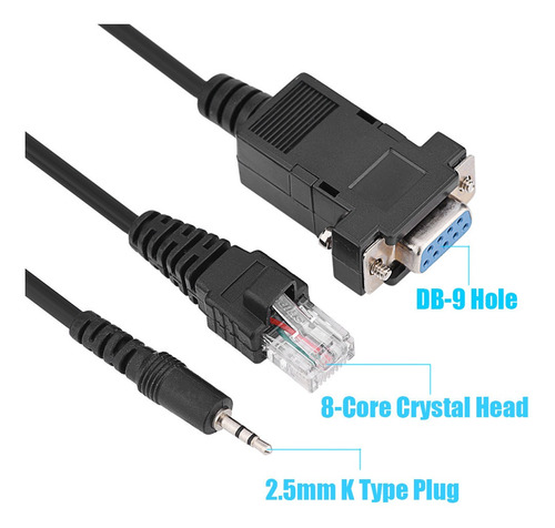 Cable De Programación Sin Rib 3 En 1 Para Motorola Gm300/gp8