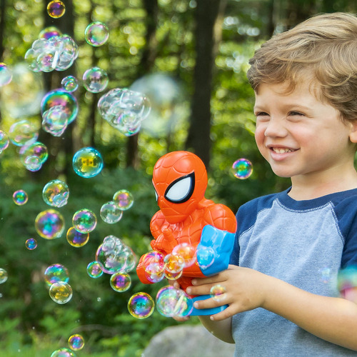 Máquina Sopladora De Burbujas Para Niños Pequeños Marvel Spi