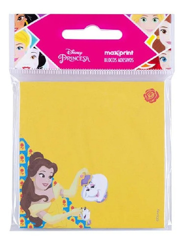 Bloco De Notas Disney Princesas Bela Médio Maxprint