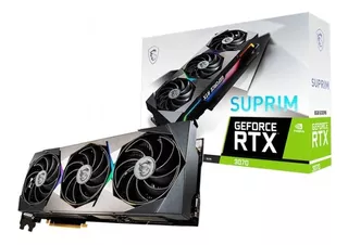 Placa De Video Msi Geforce Rtx 3070 Suprim 8g Lhr Gddr6