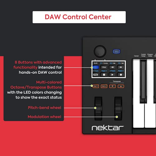Teclado Controlador Midi Nektar Impact Gx61 - 61 Teclas