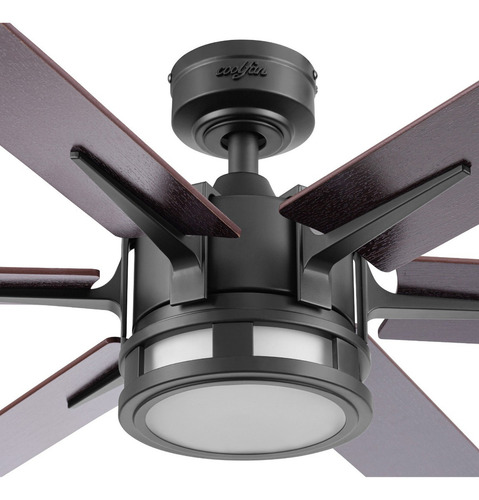 Ventilador De Techo Santana Cct 56 pulg blancos dinámicos Bronce Seis Aspas Coolfan