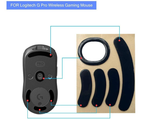 Imagen 5 de 5 de Quartet Trade Pies Para Mouse, Patines Para Mouse, Para Mous