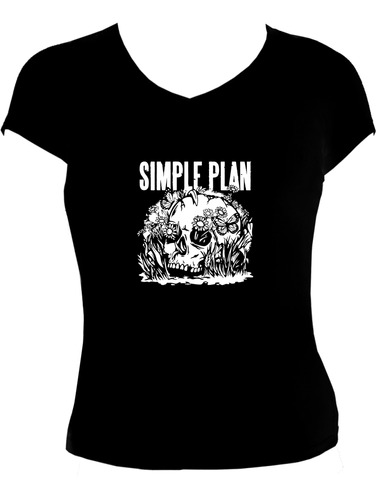 Blusa Simple Plan Pop Punk Rock Dama Tv Camiseta Urbanoz