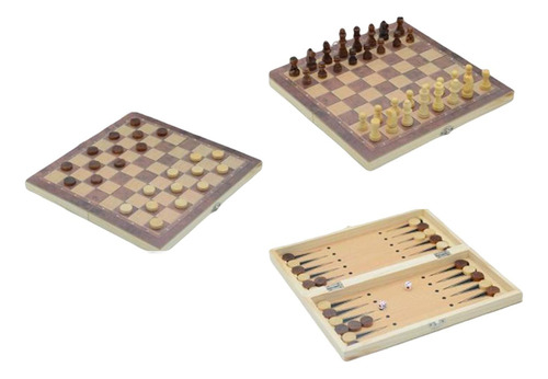 P Juego De Ajedrez 3 En 1, Tablero Plegable, Juguetes