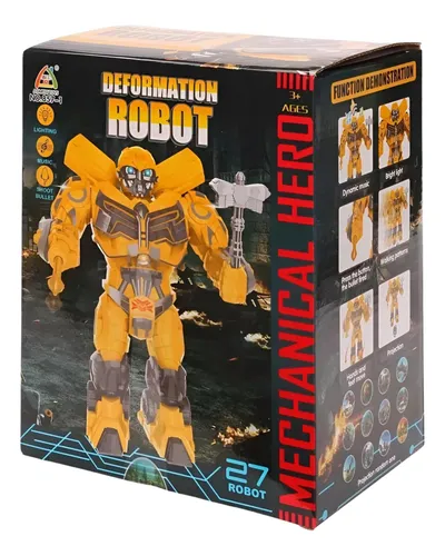 Juguete Robot De Deformación Bumblebee Héroe Mecánico C4011