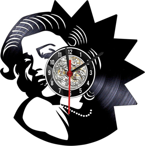 Reloj En Disco Lp / Vinyl Clock Marilyn Monroe