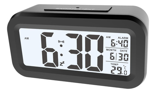 Reloj Despertador Digital Con Pantalla De Temperatura