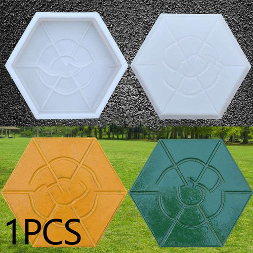 Pavimento Hexagonal De Color, Reutilizable,