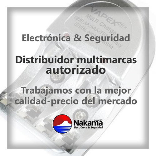 Cargador De Pilas Aa Aaa Baterias 9v - Vapex - Vte200