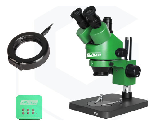 Microscópio Trinocular Electrónico G75tb1 El Repa Cámara Aro