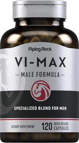 Suplemento dietario Piping Rock Vi-Max Male Formula frasco com 120 capsulas sem sabor