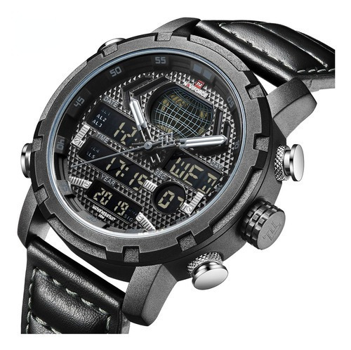 Reloj Deportivo Impermeable Militar Naviforce Para Hombre