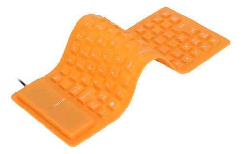 Teclado Enrollable De Silicona, Diseño Totalmente Sellado, L