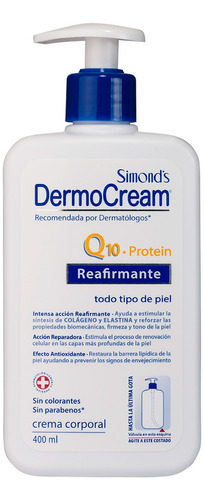 Crema Simonds Dermocream Reafirmante Q10 Protein  400ml