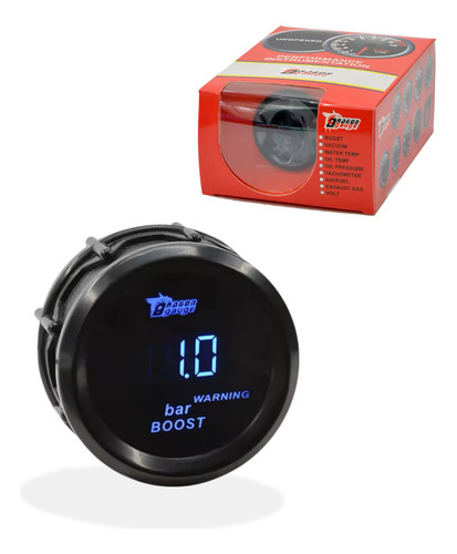 Reloj Digital + Sensor Presión Turbo Boost Dragon Gauge Auto