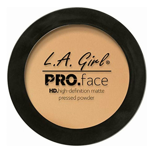 L.a. Girl Pro Face Hd Polvo Prensado Mate, Miel Suave, 0.25