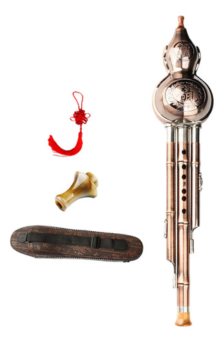 Instrumento De Flauta Hulusi Llave B Cobre Adulto