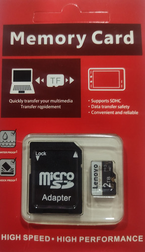 Tarjeta Sd 2tb Clase 10 Lenov Pro Plus Xc