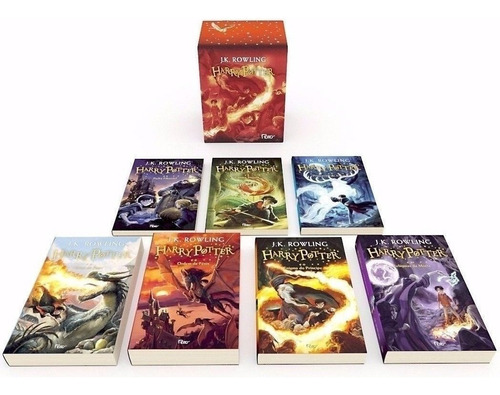 Box Caixa Harry Potter Ed Premium 7 Livros Predra Criança