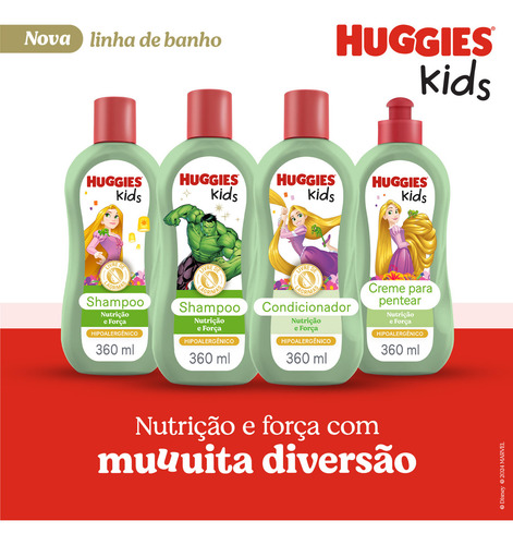 Shampoo Huggies Kids Nutrição E Força 360ml