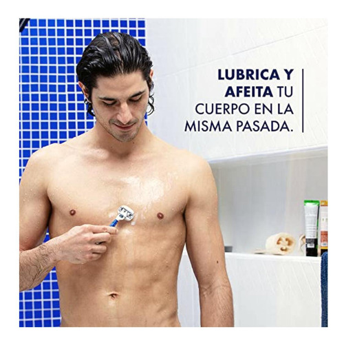 Gillette Mach3 Cuerpo 2 Cartuchos Para Afeitar El Cuerpo