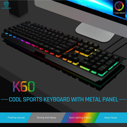 Keyway Gk60 Black - Cable Emisor De Luz Metálico Shibaido Gk
