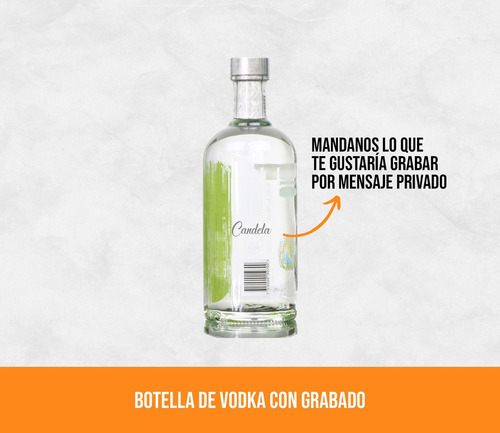 Combo Kit Absolut Vodka Pera 750ml Grabado