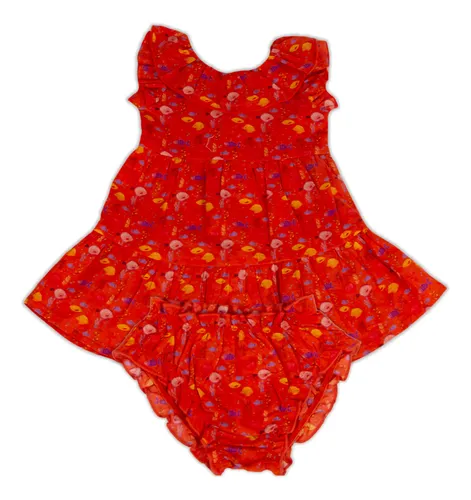 comprar Vestido Bebe Niña Naranja Pillin (pvy811-23nar)