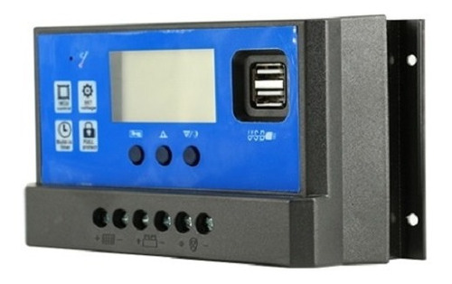 Controlador De Carga Baterias 12v/24v 60amp Dual Usb Digital