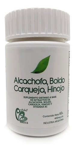 Alcachofa + Boldo + Carqueja + Hinojo 60 Comprimidos