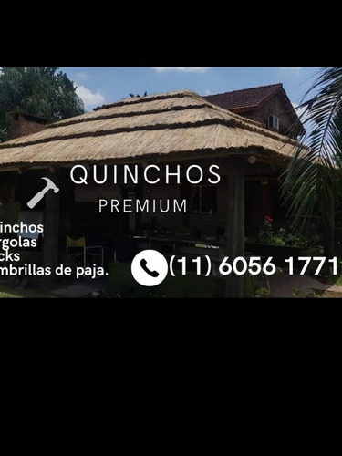 Quinchos De Paja Deck Pérgolas Sombrillas