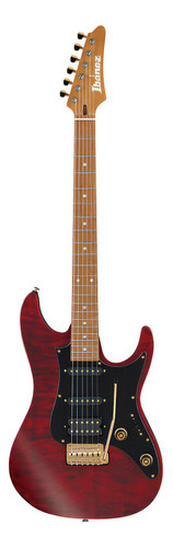 Guitarra Ibanez Slm10 Transparent Red Matte Com Capa