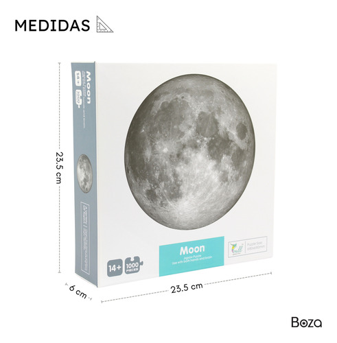 Rompecabezas Moon Luna 1000 Pz Colección Puzzle Juegos Boza
