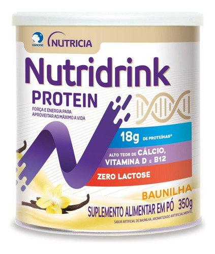 Suplemento Alimentar Em Pó Protein Baunilha 350g Nutridrink