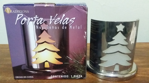  Porta Velas- Bricera Navideña