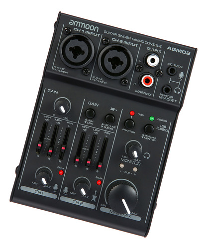 Consola De Mezclas Powered Studio Home Para Dj Con Ecualizad