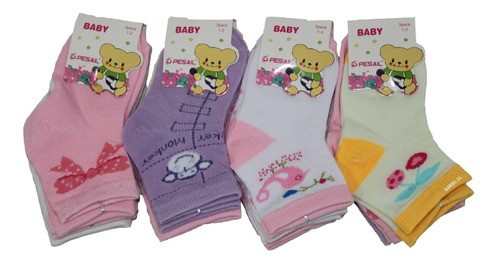 X12 Calcetines Para Bebé - Niño / Niña