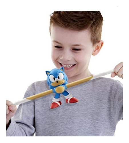 Juguetes Para Niño Sonic Strechy Estirable Flexible Muñeco