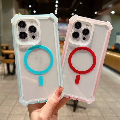 Funda Para iPhone Uso Rudo Defender 2 En 1 Con Magsafe