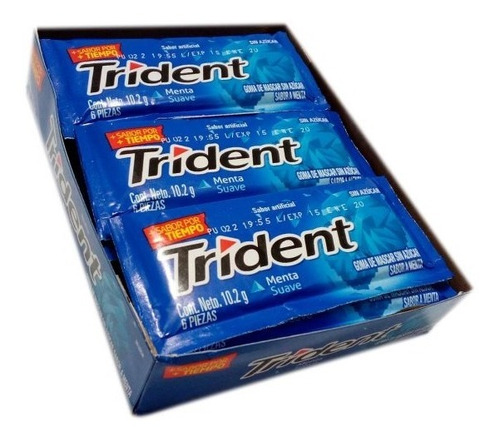 Chicles Trident X18uds - Kg a $181