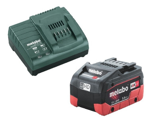 Starter Kit Metabo Cargador Rapido + 1 Bateria 5.5ah