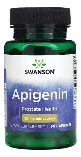 Swanson Apigenin Prostate Health 50 mg 90 cápsulas Sabor sem sabor