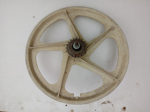 Roda Traseira Nylon Caloi Cross Extra Nylon Light Branca
